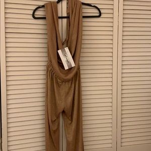 Lis castella New gold jumpsuit